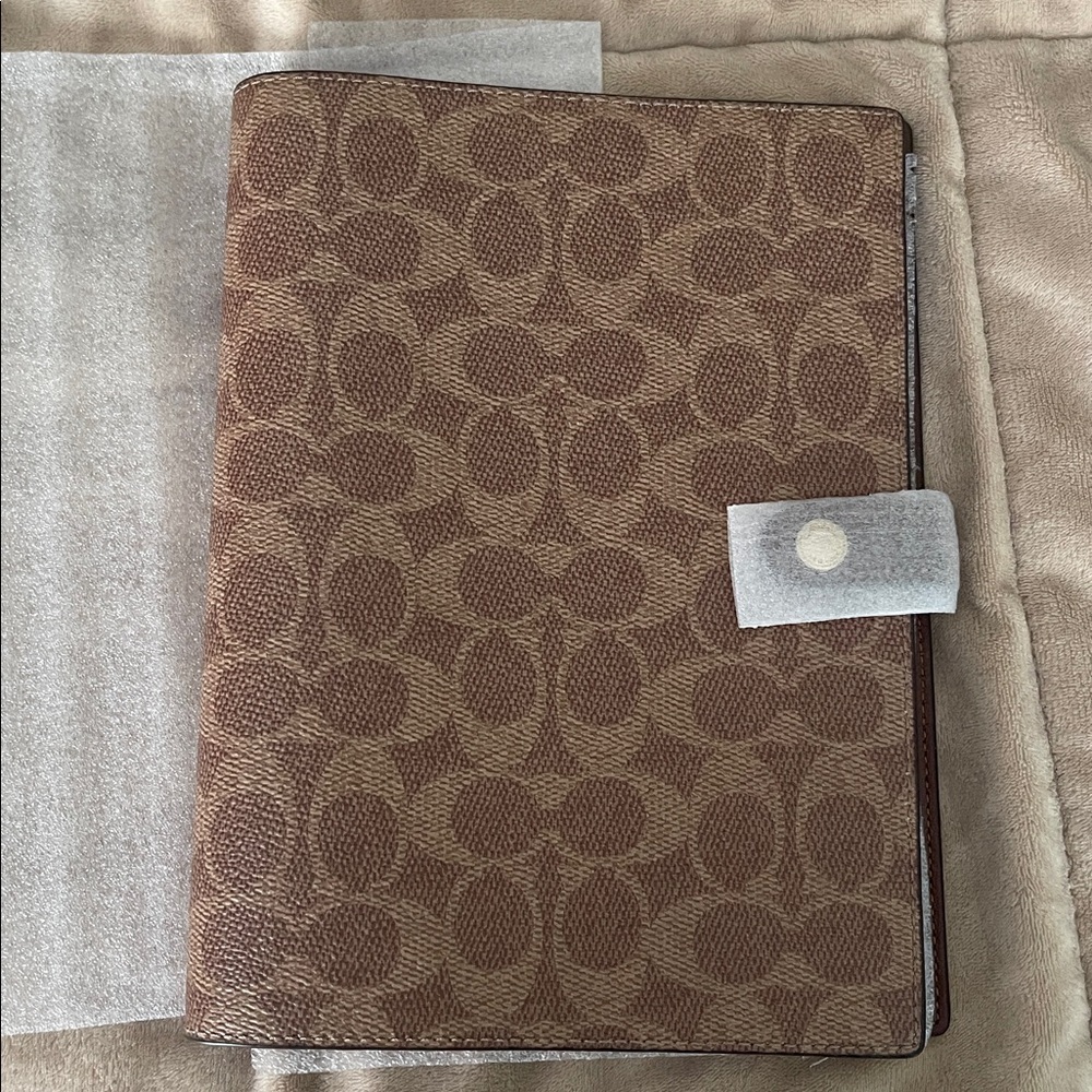 Coach Notebook In Signature Canvas